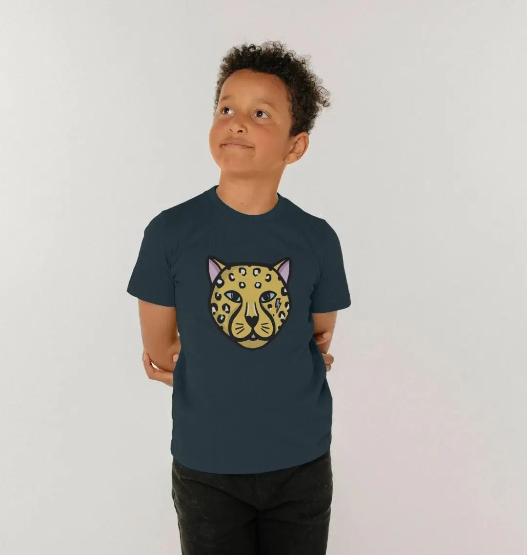 Kids Leopard face tshirt