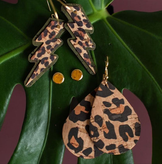 Autumn cork earring gift set - Trend Tonic