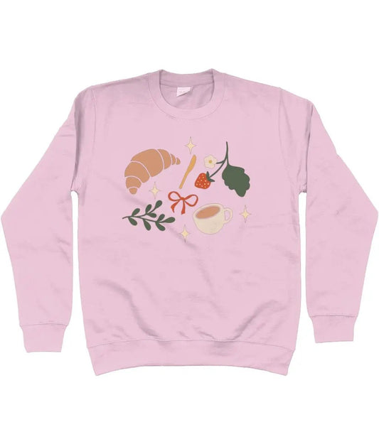 Coffee time strawberry AWDis sweatshirt - Trend Tonic