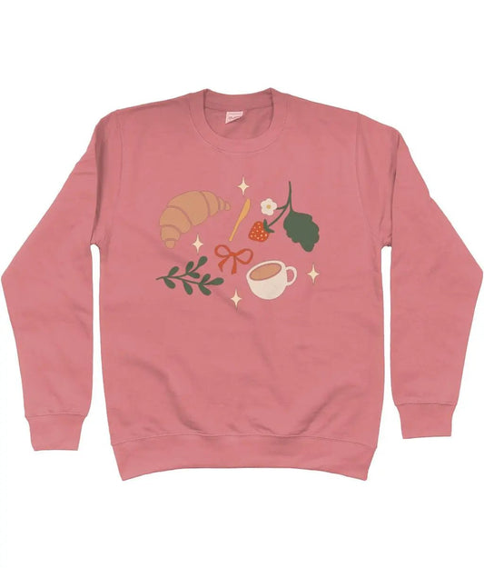 Coffee time strawberry AWDis sweatshirt - Trend Tonic