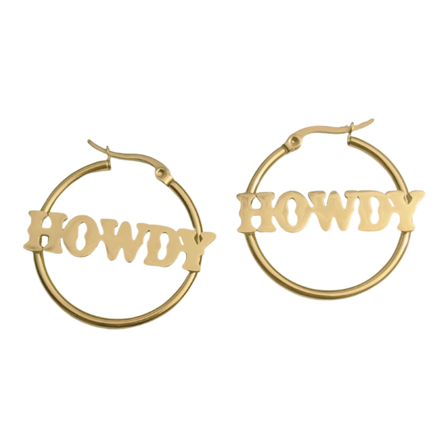 Howdy hoop earrings - Trend Tonic