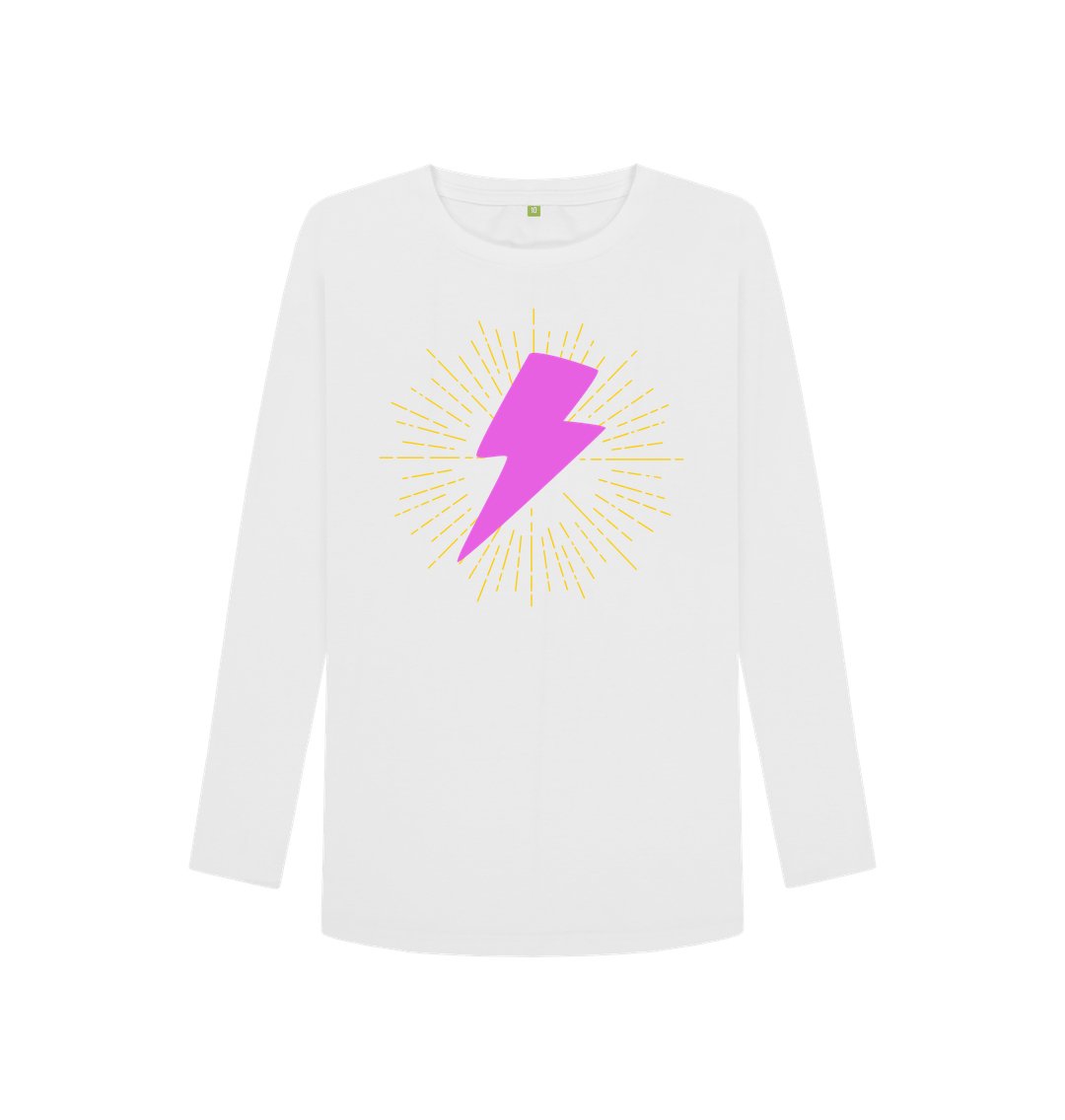 Illuminated lightning bolt long sleeve t-shirt - Trend Tonic