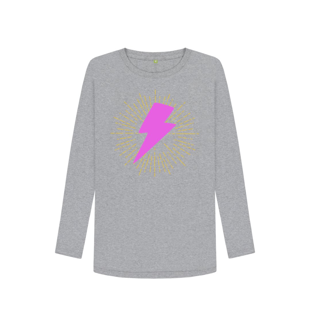 Illuminated lightning bolt long sleeve t-shirt - Trend Tonic