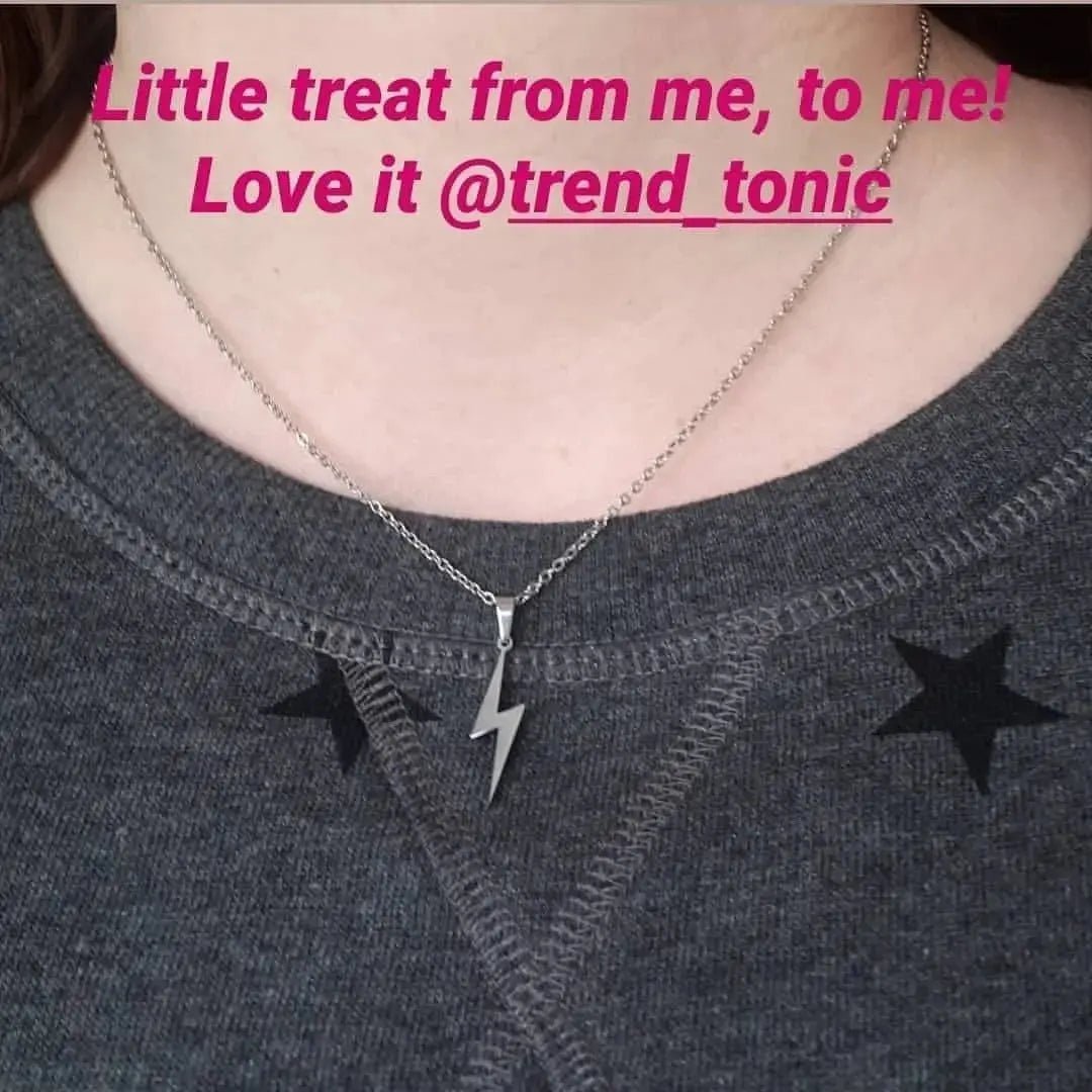 Lightning Bolt Necklace - Trend Tonic