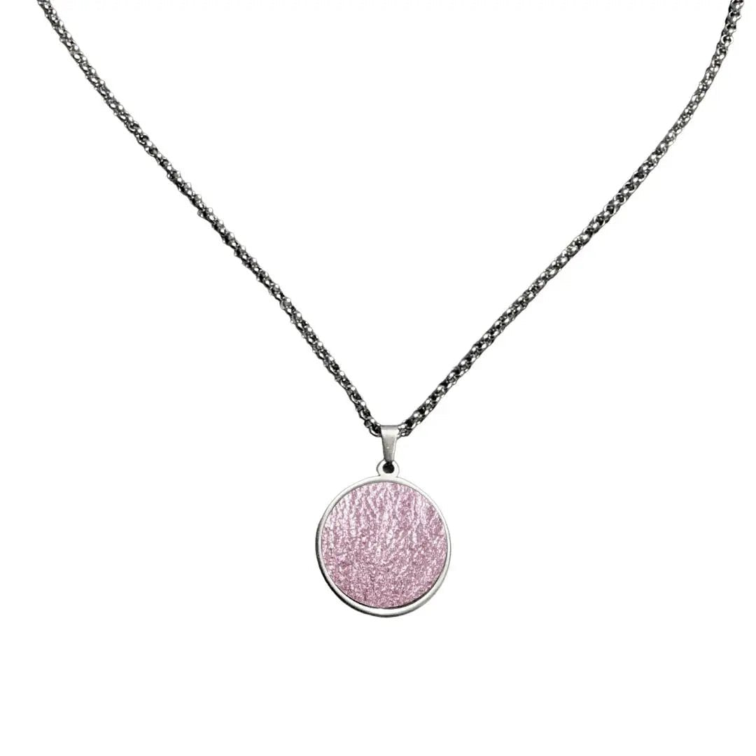 Long Cork Disc Necklace - Trend Tonic