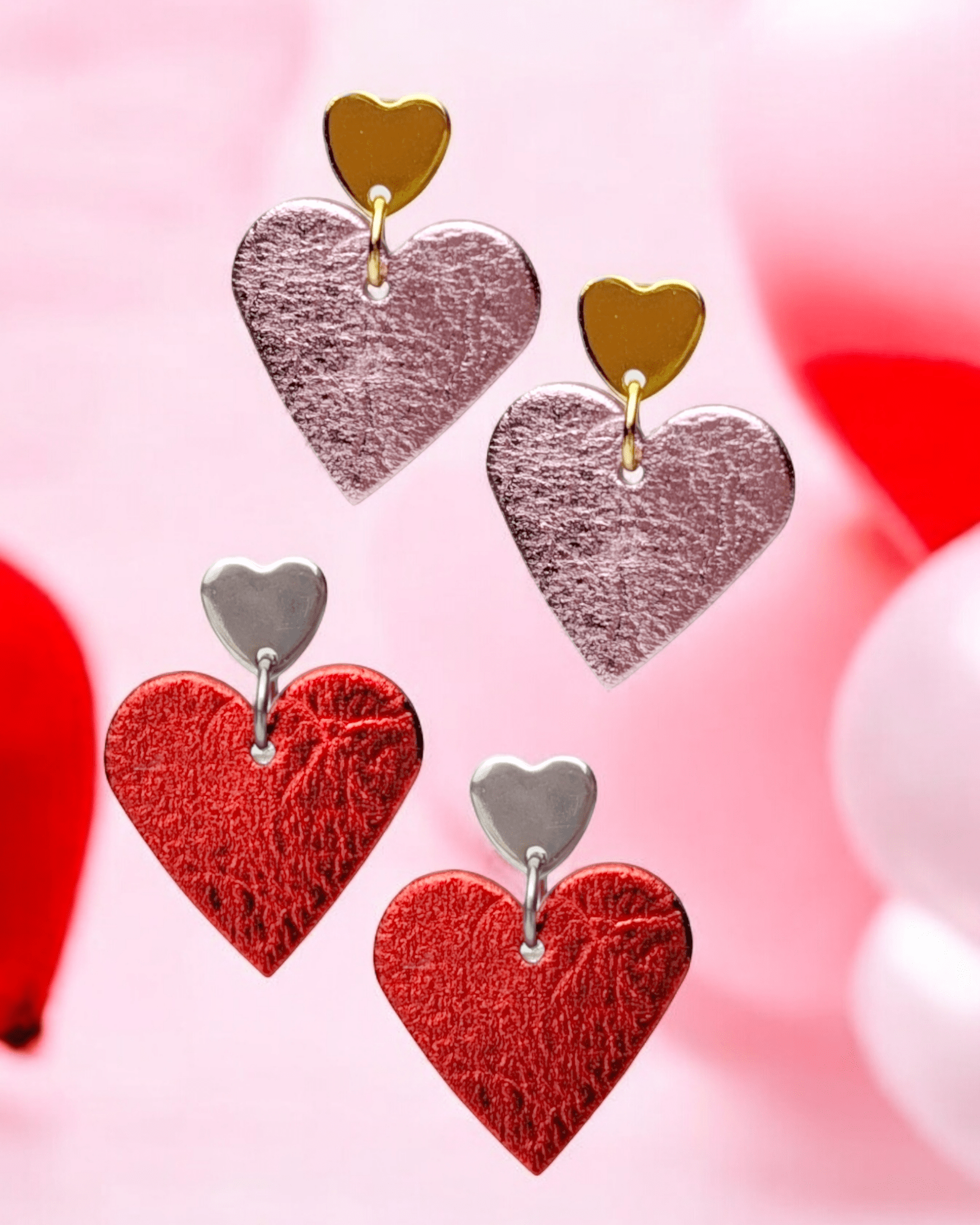 Lovestruck Leigh mini heart stud earrings - Trend Tonic