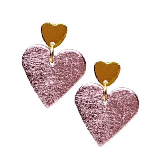 Lovestruck Leigh mini heart stud earrings - Trend Tonic