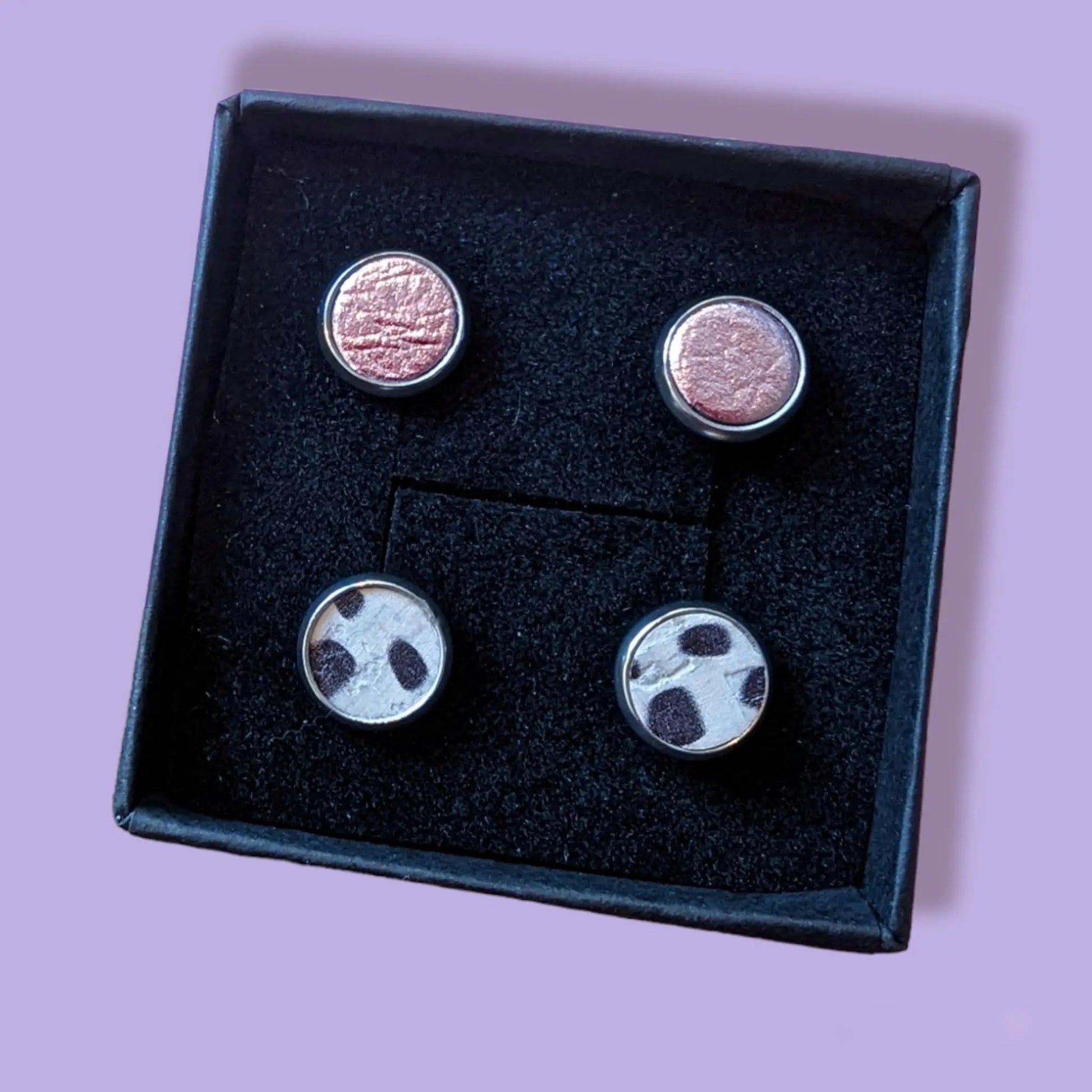 Mini cork stud earrings - Trend Tonic