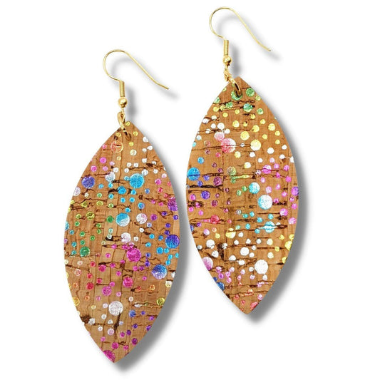 Rainbow Leaf earrings - Trend Tonic