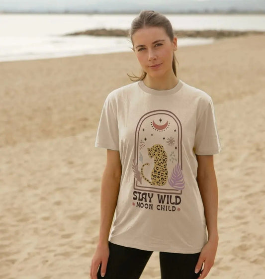 Stay wild moon child crew neck t-shirt - Trend Tonic