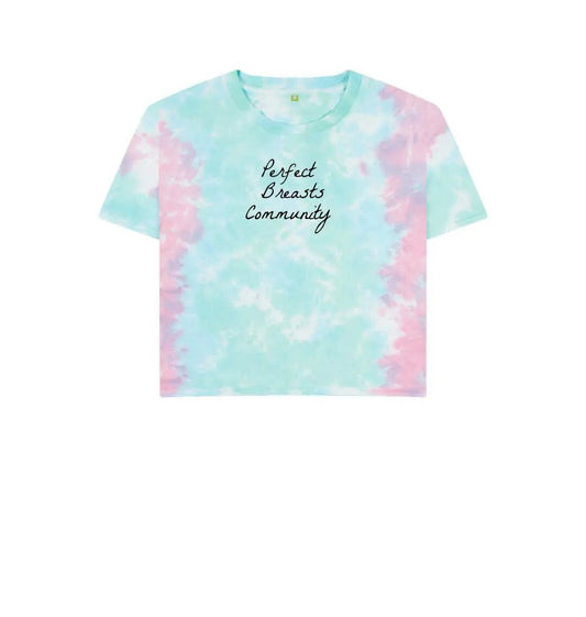 Perfect Breasts Community tie dye boxy t-shirt - Trend Tonic