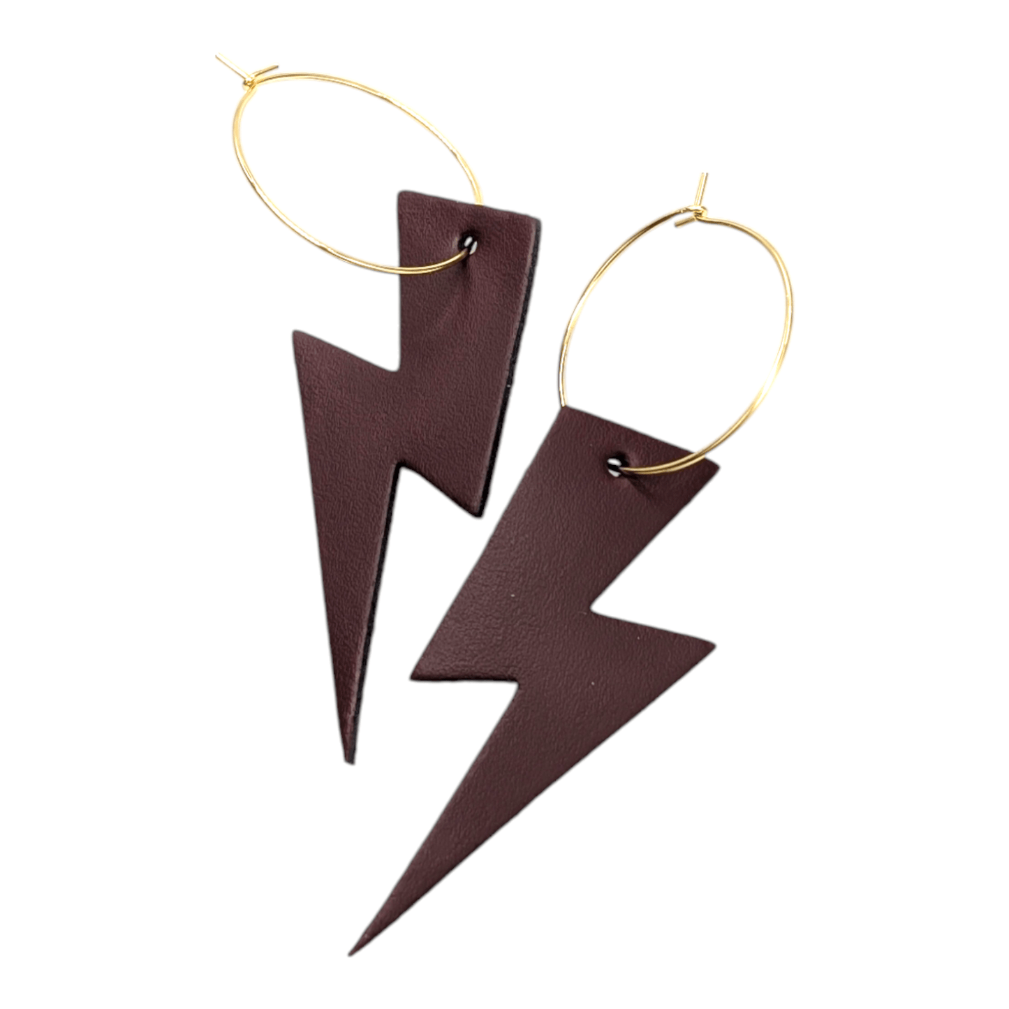 Zero waste leather earrings - Trend Tonic